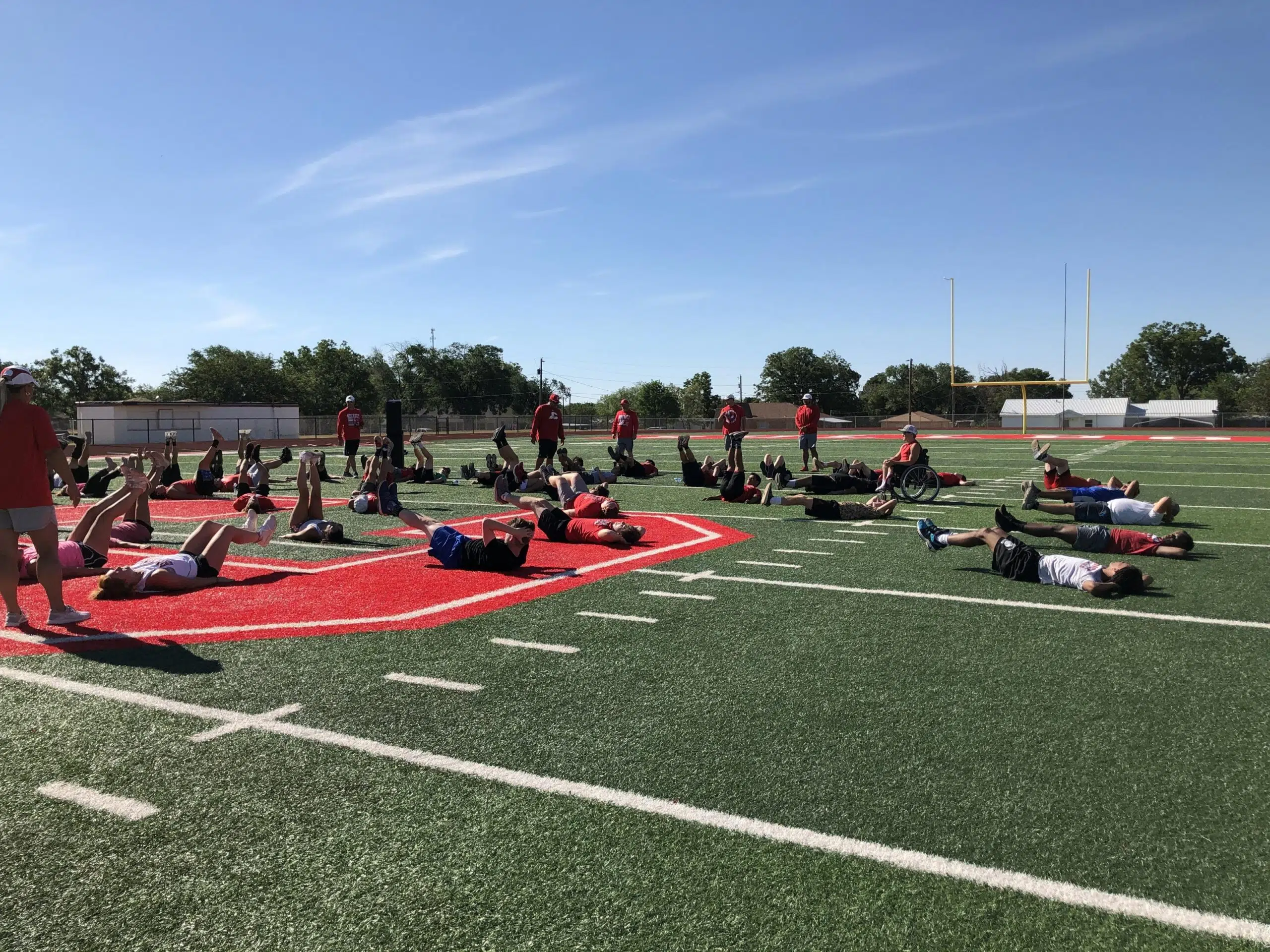 Local school districts back students for summer workouts