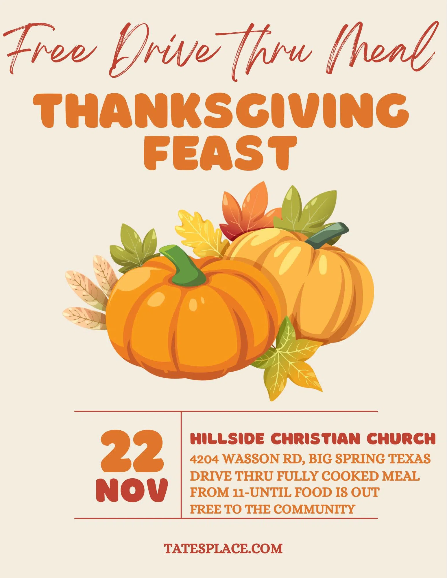 Thanksgiving Drive-Thru 2023 – Hosea Helps