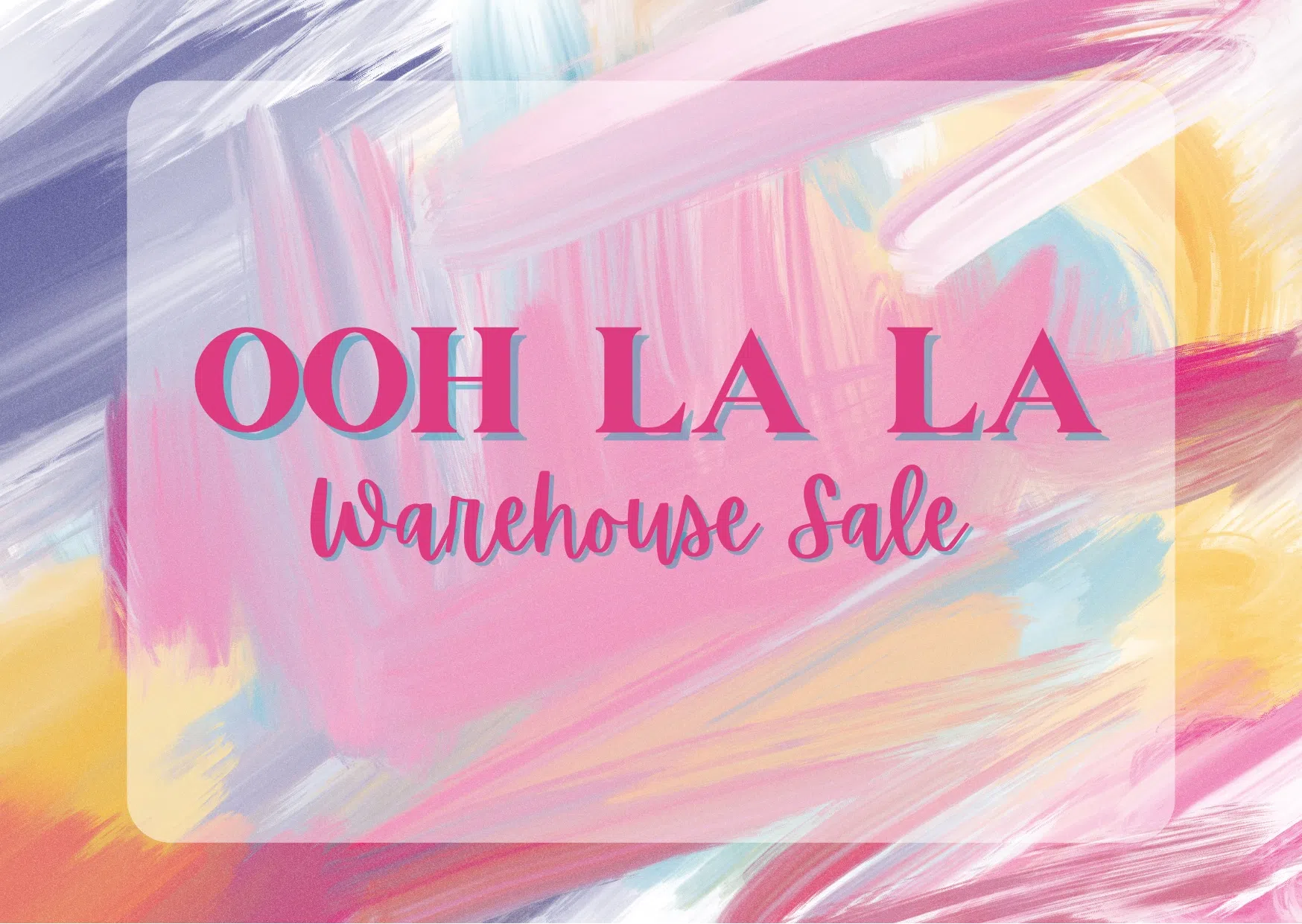 Ooh La La Warehouse Sale to help businesses and local charitable