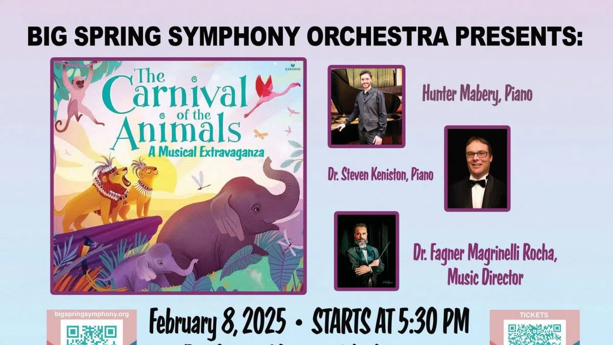 Big Spring Symphony to present The Carnival of the Animals on Feb. 8th ...