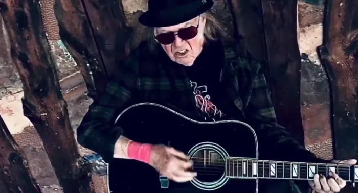 Neil Young has some new lyrics for the President!