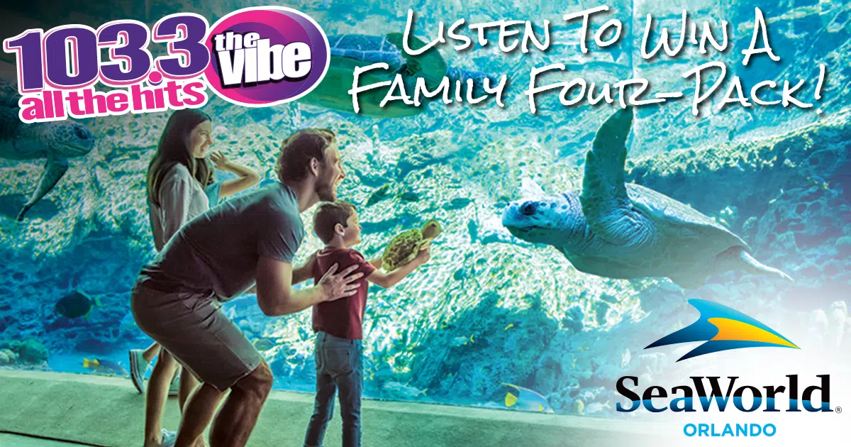 103.3 The Vibe's SeaWorld® Reopening Giveaway