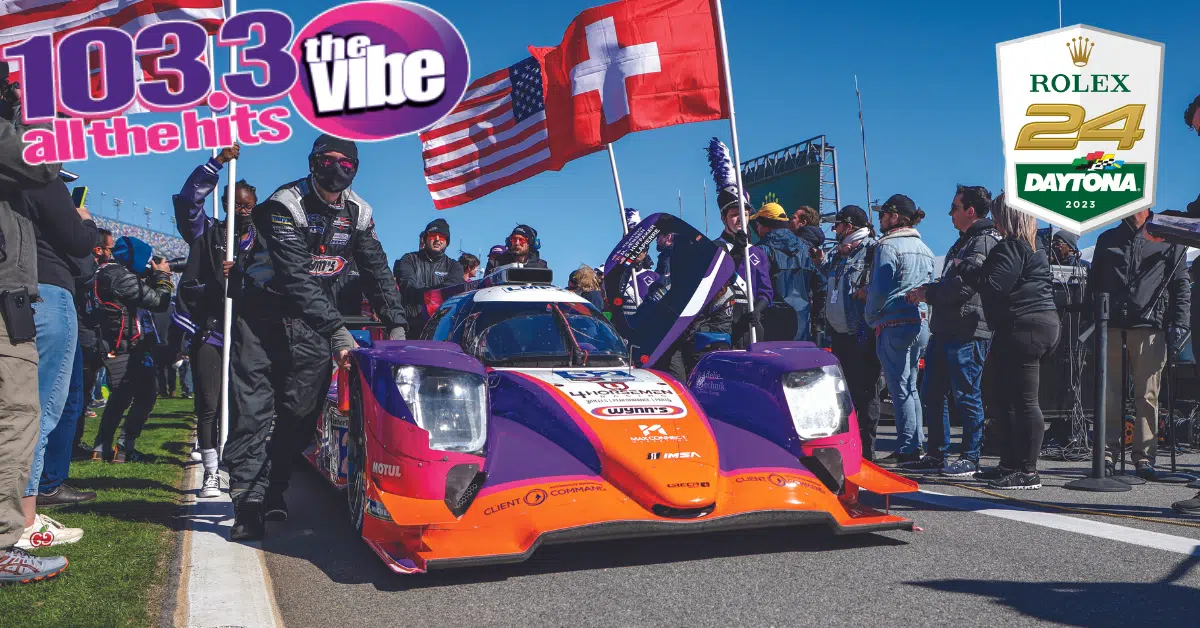 103.3 THE VIBE Wants To Send You TO The ROAR BEFORE THE ROLEX 24