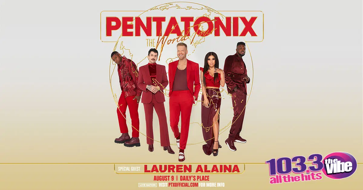 103.3 THE VIBE Wants To Send You To See The PENTATONIX In Jacksonville | Listen To The MORNING VIBE For Your Chance To Win!