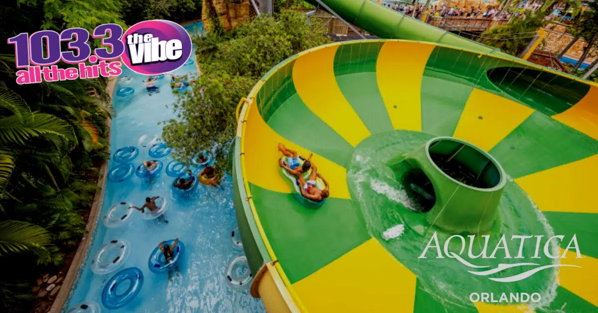 103.3 THE VIBE Wants To Send You To SeaWorld's Aquatica | Text "PLUNGE" To 88474 For Your Chance To Win!