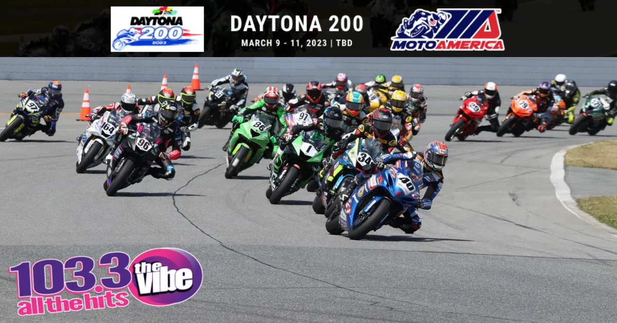 103.3 THE VIBE Wants To Send You To The DAYTONA 200 | Text "200" For Your Chance To Win Tickets!