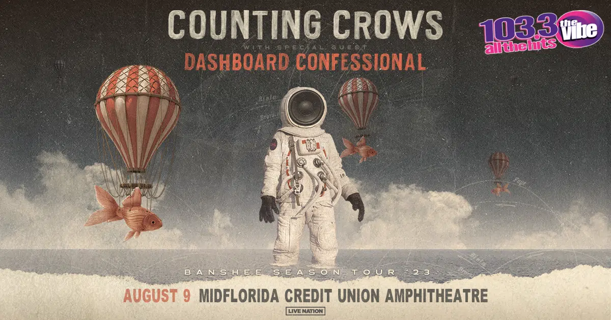 103.3 THE VIBE Wants To Send You To See COUNTING CROWS | Listen To Win!