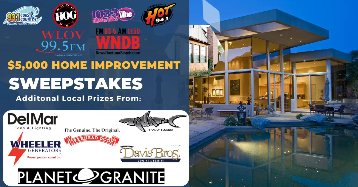 103.3 THE VIBE's $5,000 Home Improvement Sweepstakes!
