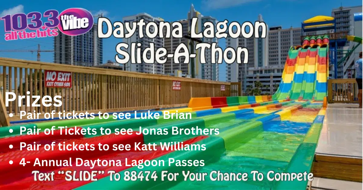 DAYTONA LAGOON'S FOURTH ANNUAL  KRAKEN'S REVENGE SLIDE CHALLENGE | Text "SLIDE" To 68255 For Your Chance To Compete!