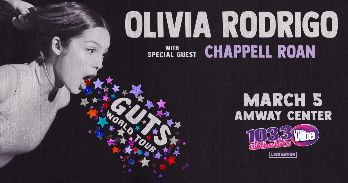 103.3 THE VIBE Wants To Send You To See OLIVE RODRIGO | Listen Weekdays For Your Chance To Win!