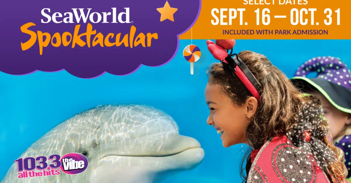 103.3 THE VIBE Wants To Send You To SeaWorld SPOOKTACULAR