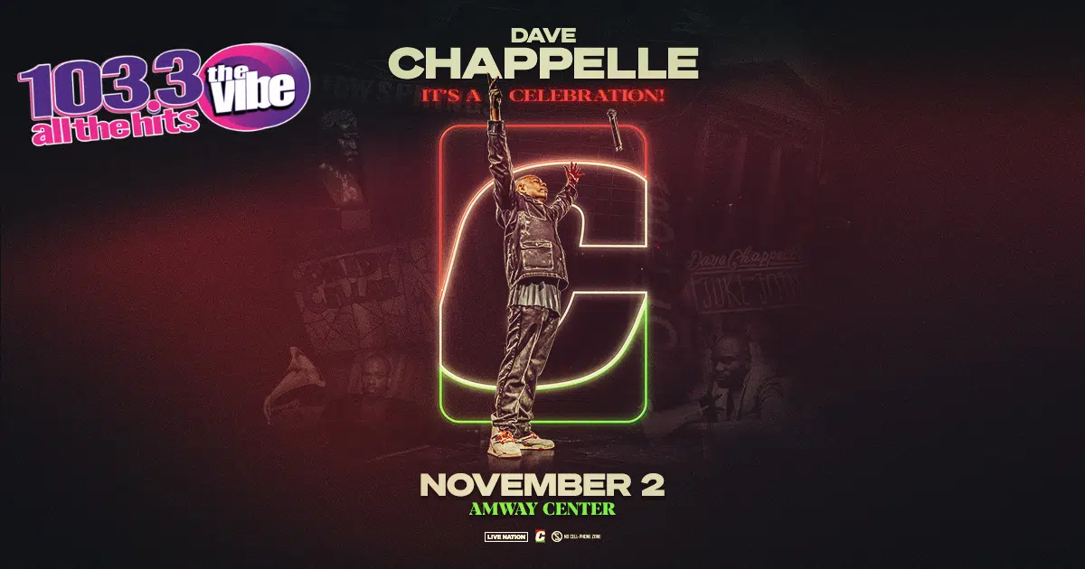 103.3 The Vibe Wants To Send You To See Dave Chappelle!