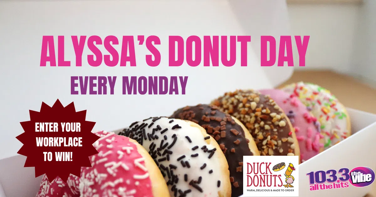 103.3 The Vibe Alyssa's Donut Day