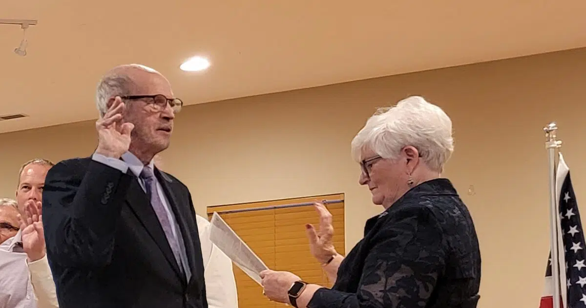 Bappert sworn in as new Coldwater Exchange Club President