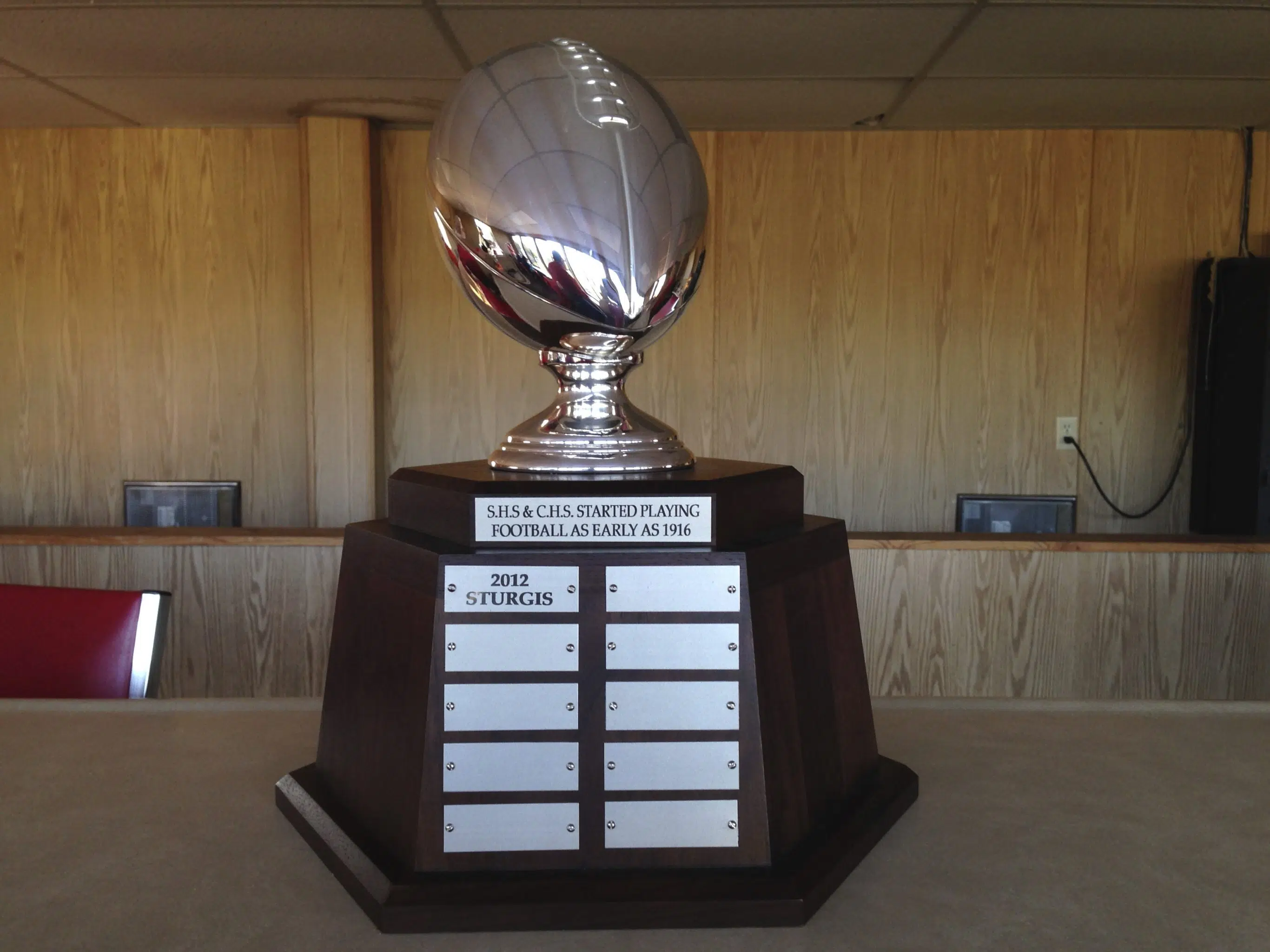 Sturgis-Coldwater Silver Football