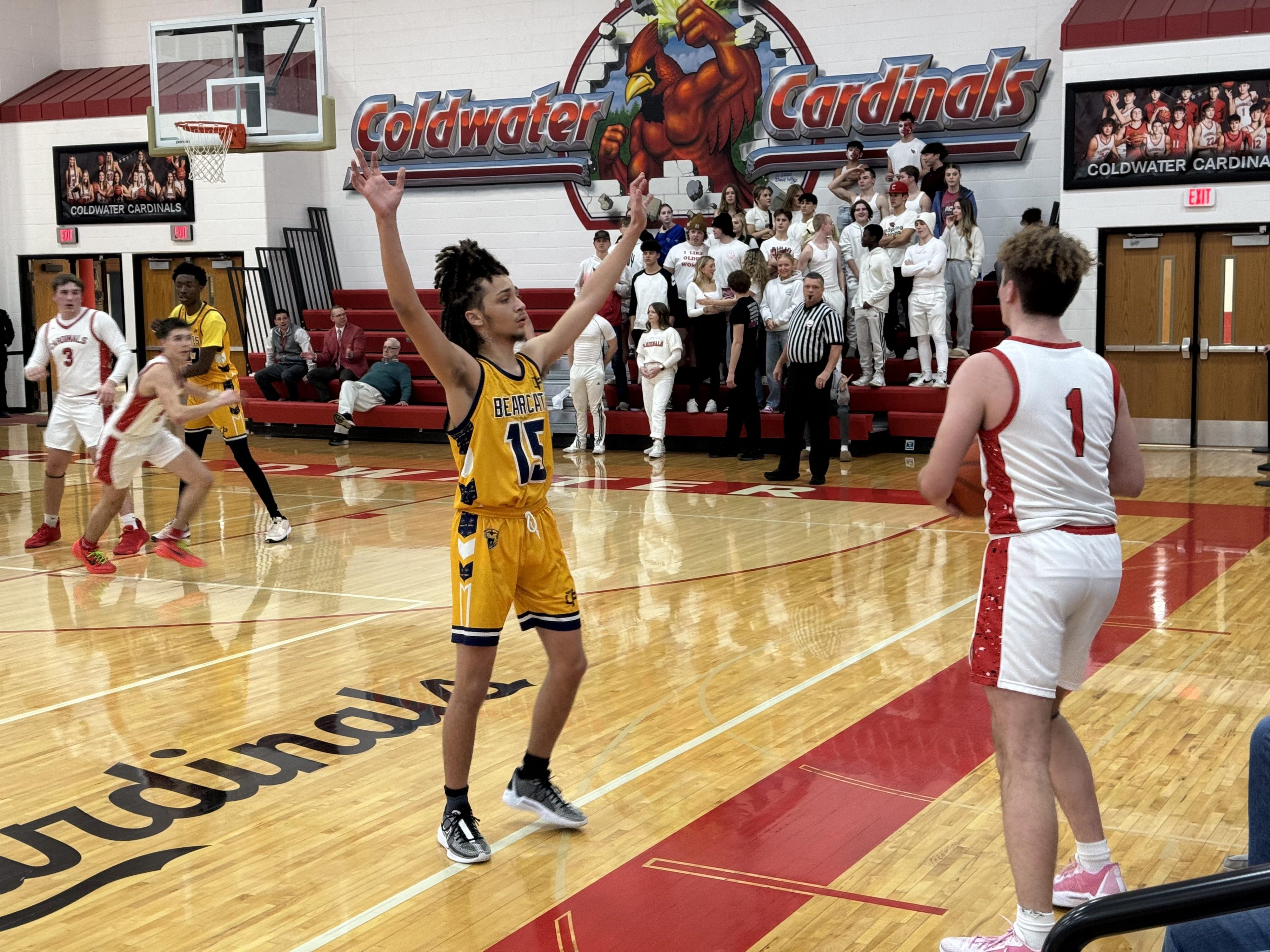 Coldwater boys basketball vs. Battle Creek Central, 2/26/2024