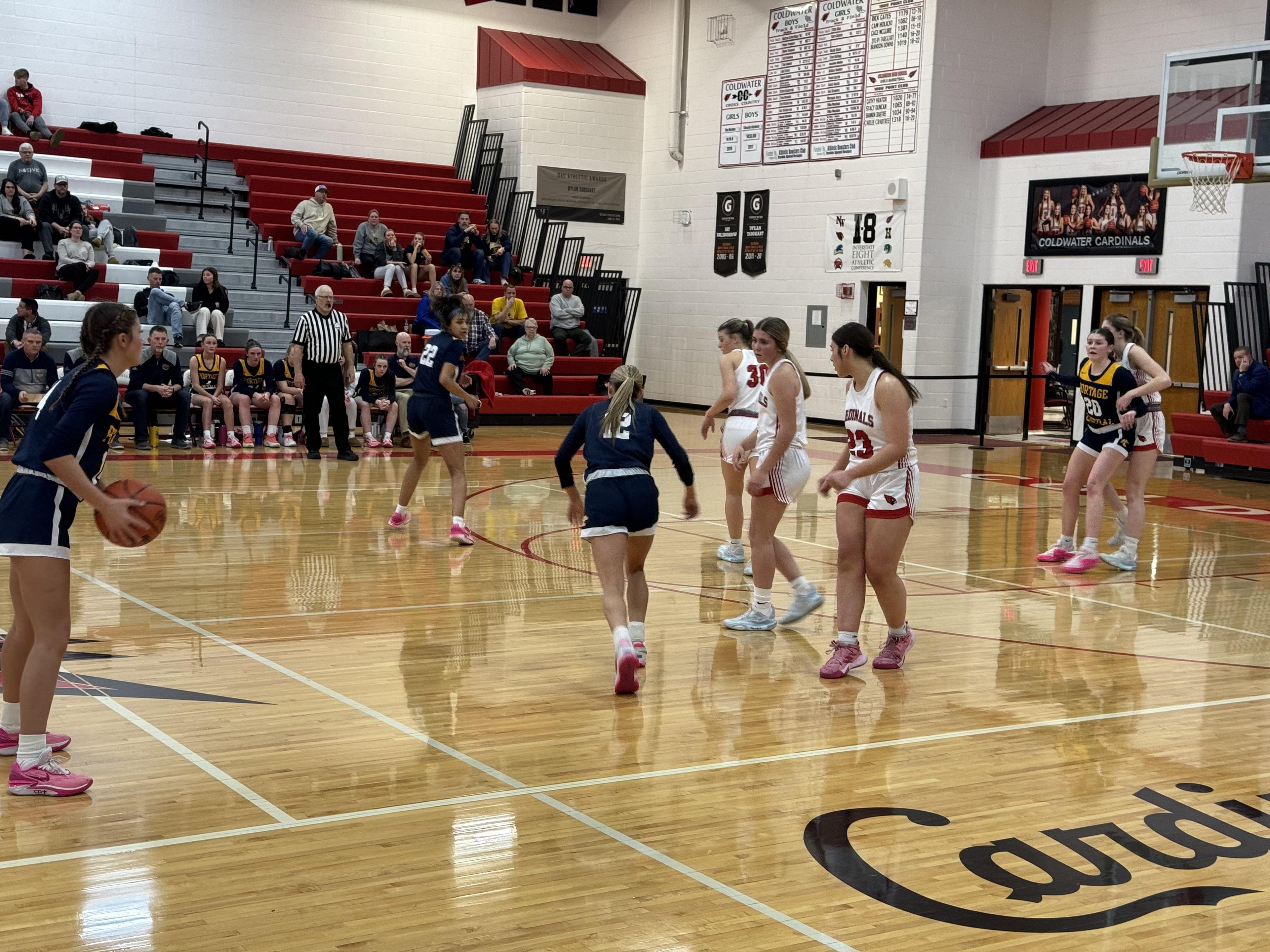 Coldwater girls basketball vs. Portage Central, 2/29/2024