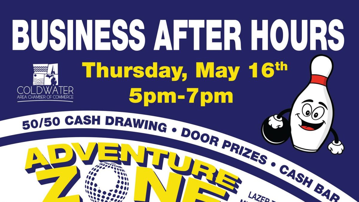 BUSINESS BEAT: May 17 Coldwater Area Chamber After Hours set for Adventure Zone - Vimarsana News