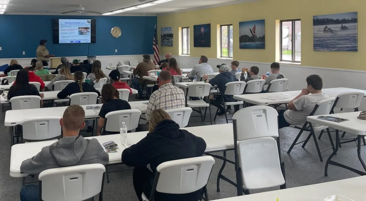 Almost 40 boaters attend first CLA boater safety class of the season