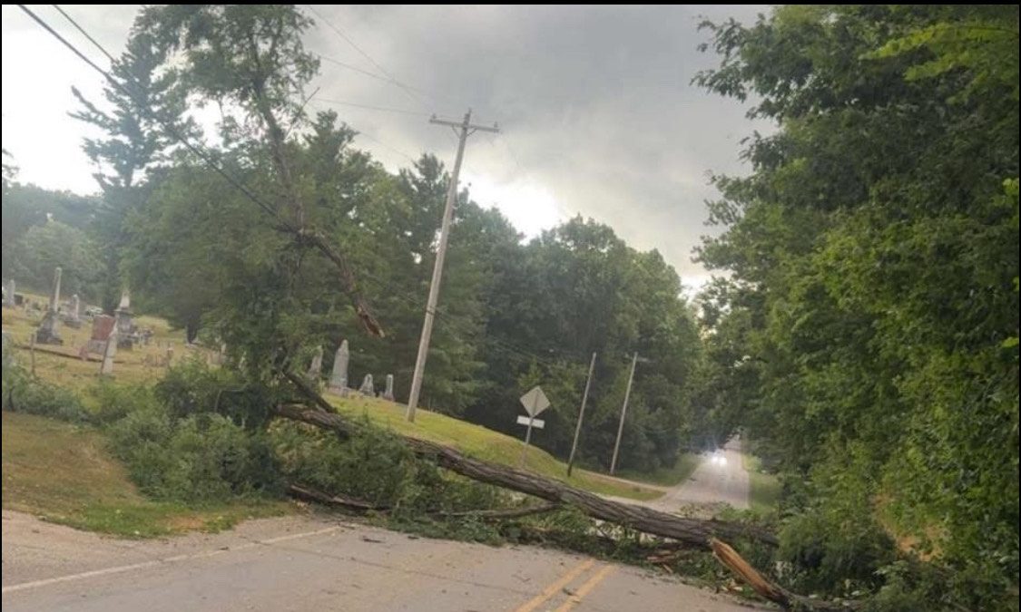 Thursday storm downs trees and knocks out power | WTVB | 1590 AM · 95.5 ...