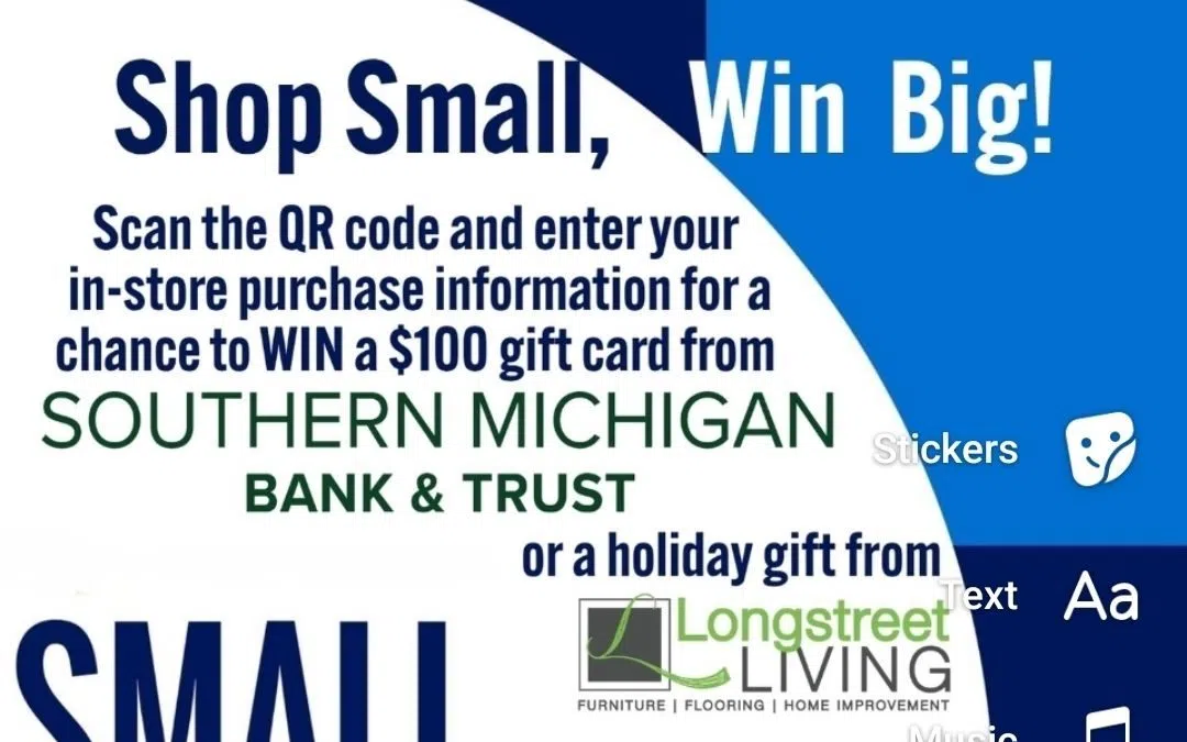 Business Beat: Shop Small, Win Big on Small Business Saturday in downtown Coldwater