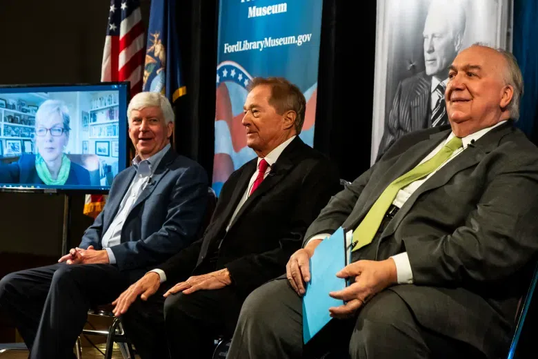 Former Michigan Governors call for civility in rare forum