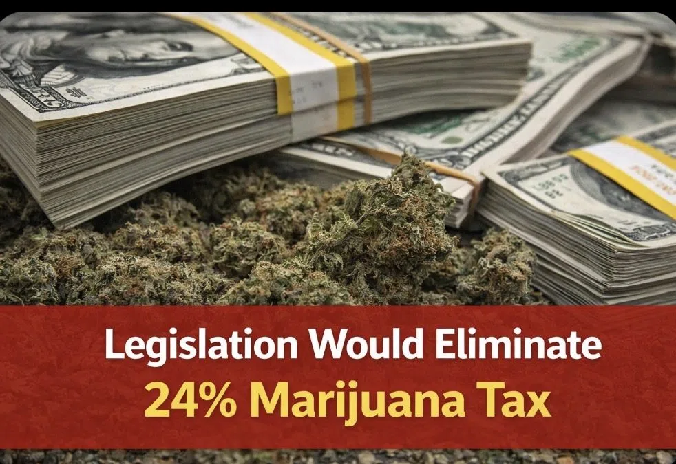Senate Bill would repeal 24% wholesale tax on marijuana