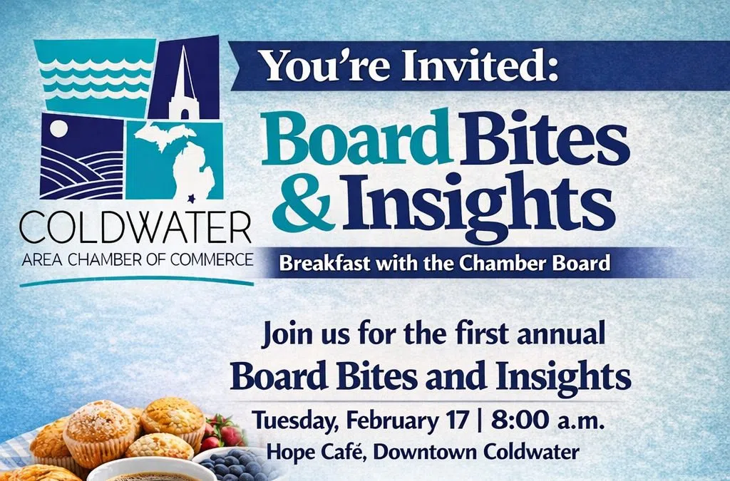 Business Beat: Business community invited to Chambers first annual "Board Bites and Insights"