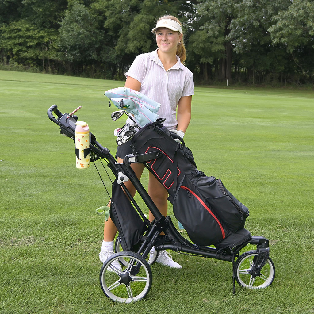 Coldwater golfer Kenna Niedzwiecki. (Photo courtesy John Petzko)