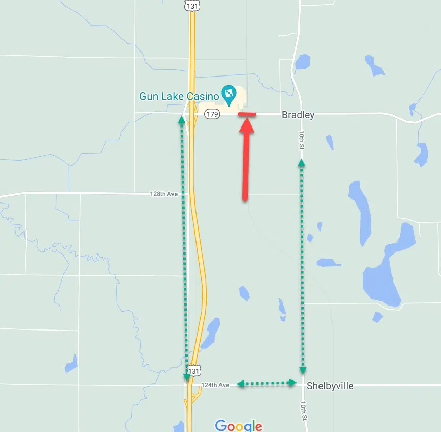 Allegan County Road construction. Courtesy, MDoT