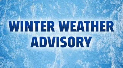 Winter Weather Advisory in effect through 11:00 a.m. Tuesday