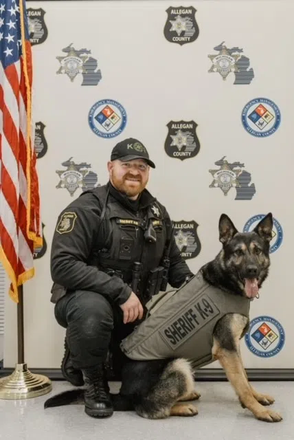 Ohio K9 Bruno receives donation of body armor