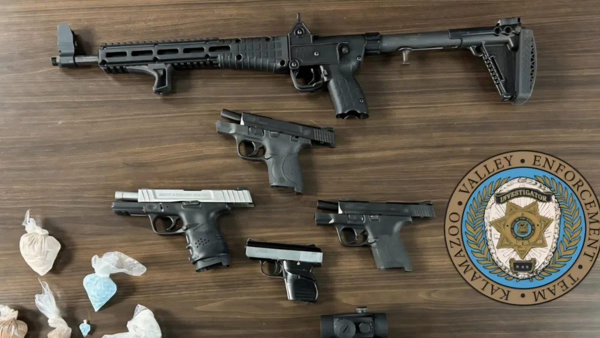 KVET investigation yields fentanyl, firearms, and drug manufacturing evidence