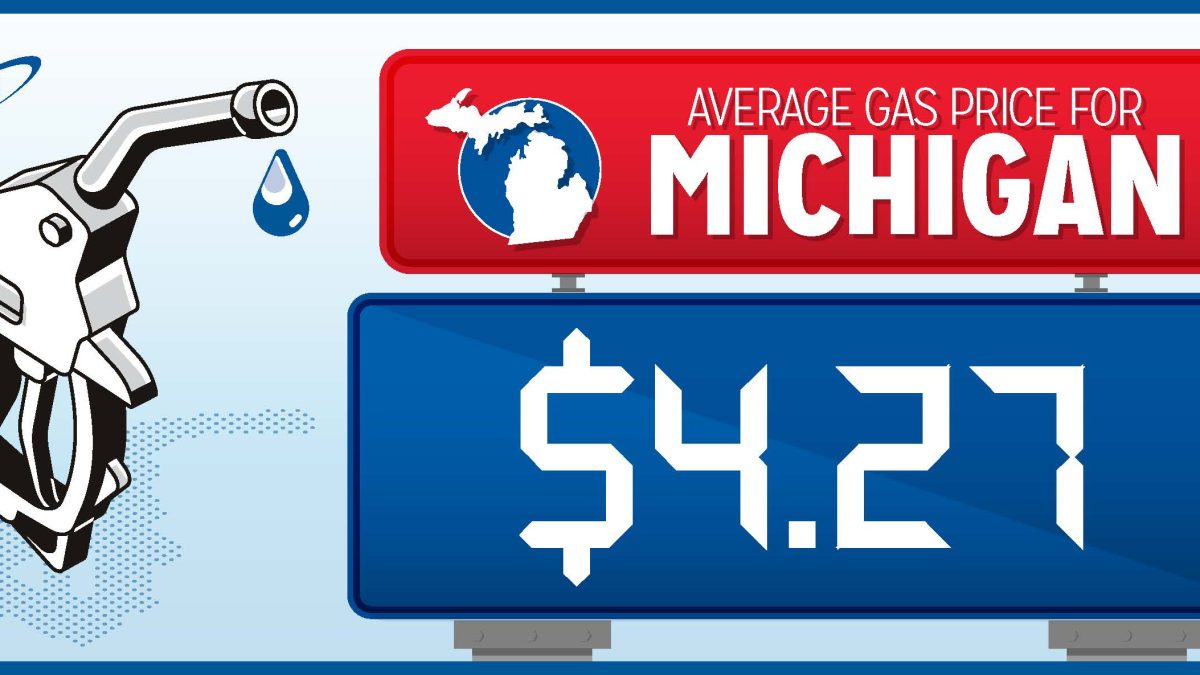 Michigan’s average gas price up 12¢ in past week