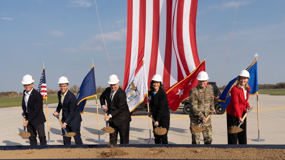 Construction begins on Selfridge Air National Guard Base runway