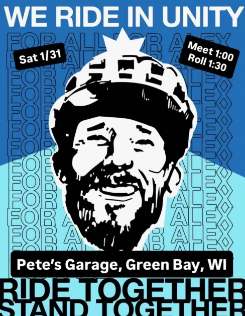 Bicycle shops in Northeast Wisconsin, across the U.S. holding rides to honor Alex Pretti