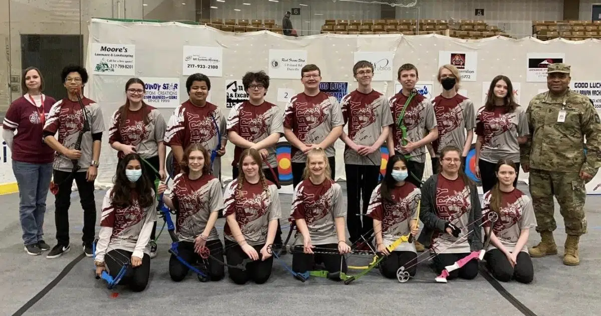 Danville High School JROTC Archery Team Heading for Western Nationals in Utah Vermilion County