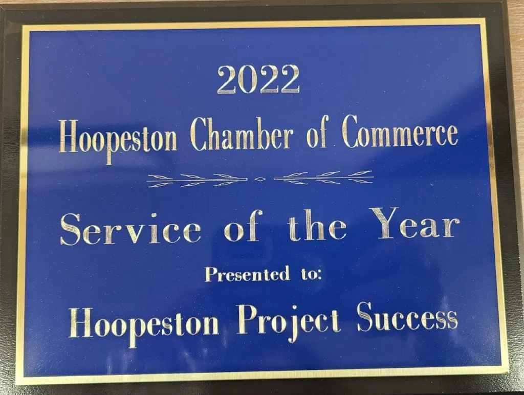 Project Success Programs Honored in Hoopeston Vermilion County First