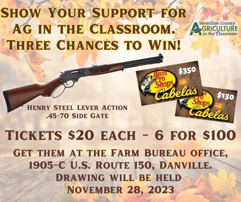 Vermilion County Farm Bureau Foundation Holding AG IN THE CLASSROOM