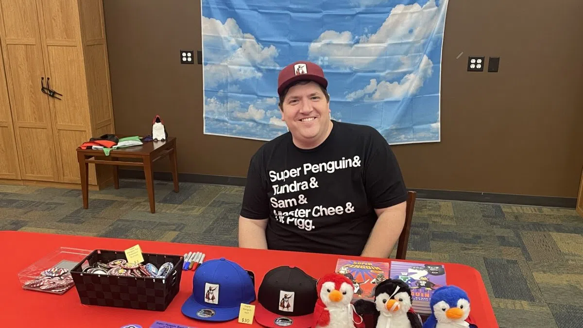 Local author Rob Witzel plans more Super Penguin books