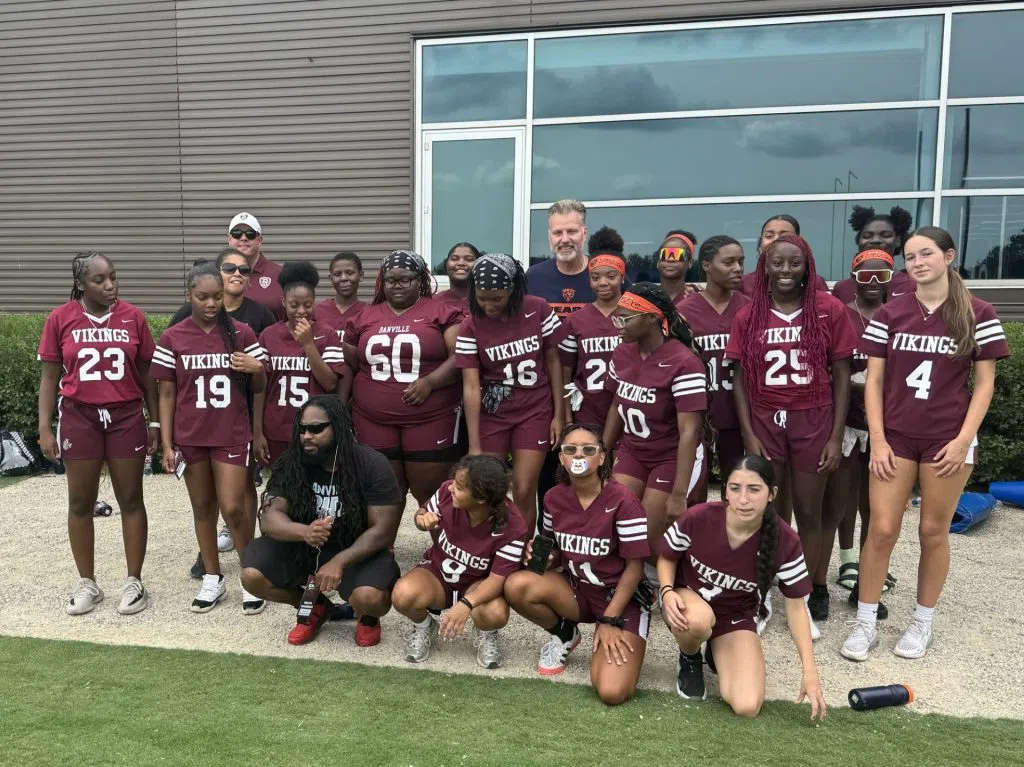 Visiting NFL Training Camp ‘A Great Time’ for Danville Girls’ Flag ...