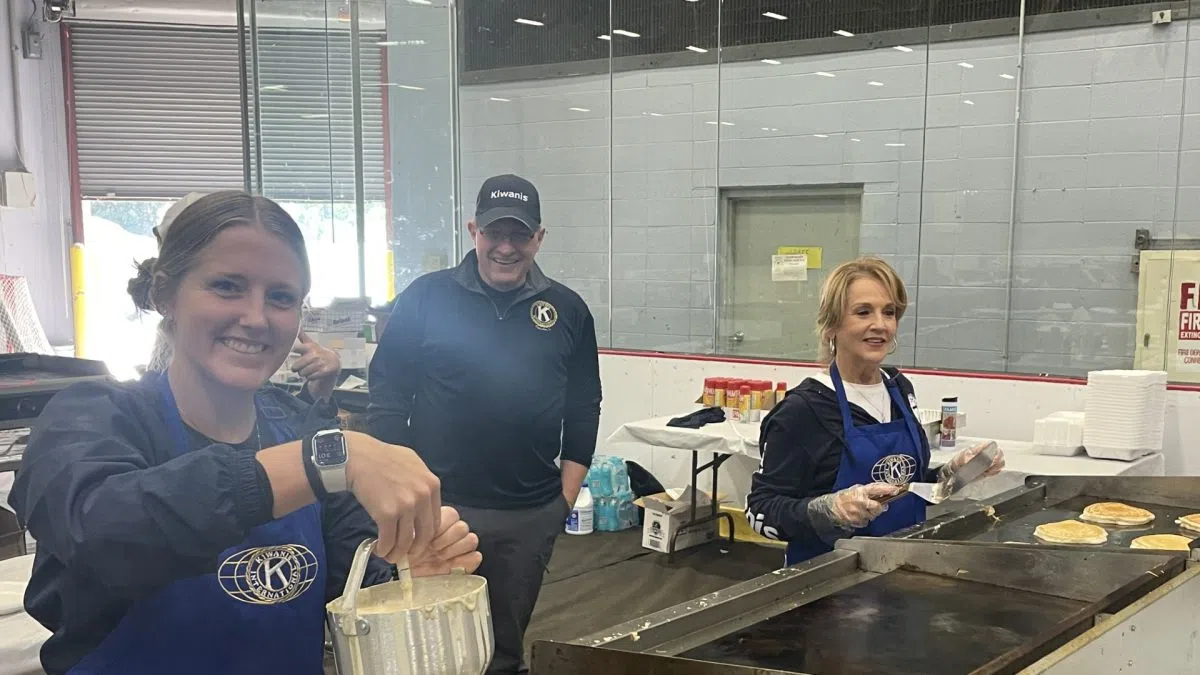 The 74th Kiwanis Pancake Day in Danville attracts chefs and customers