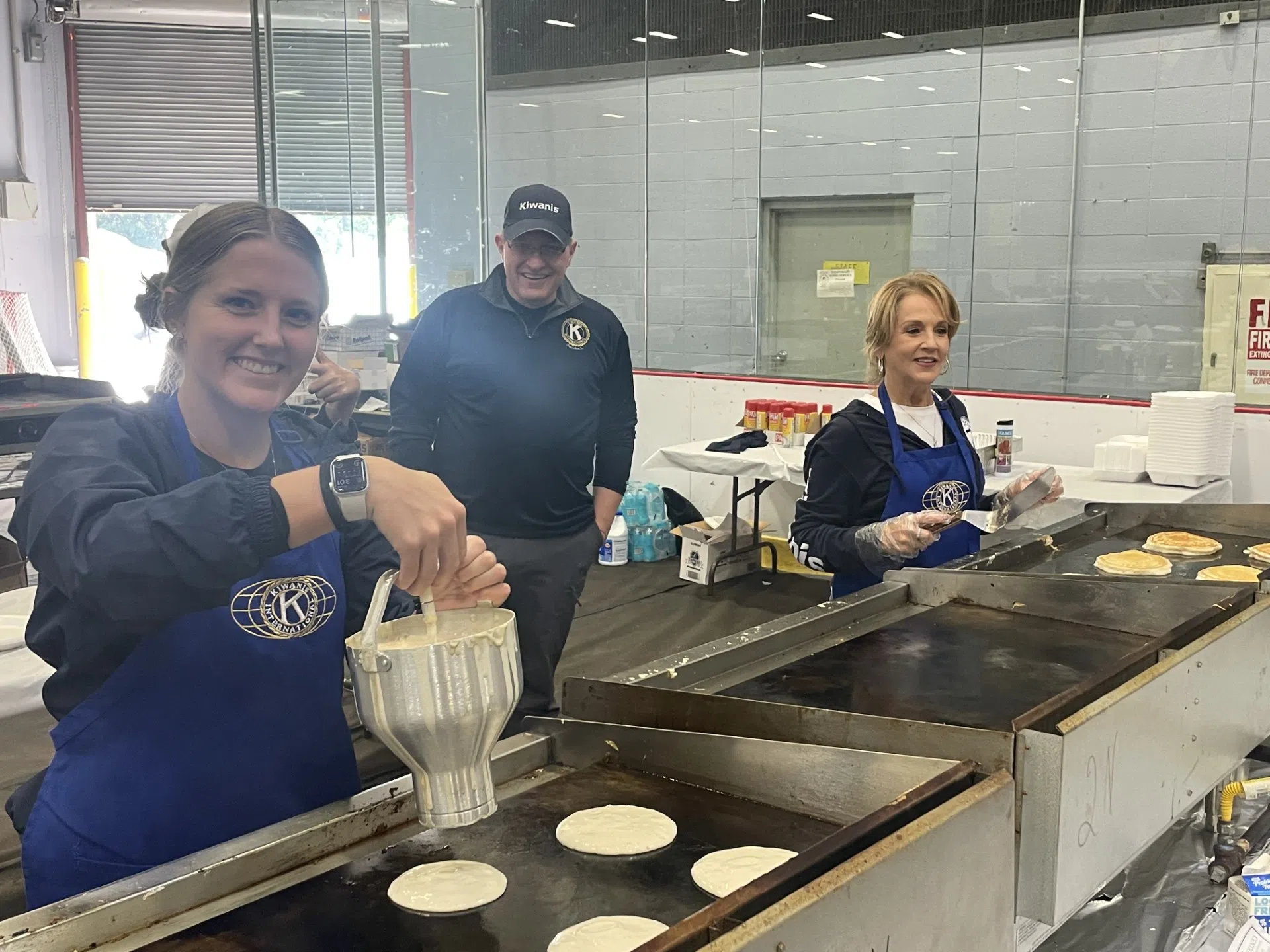 74th Kiwanis Pancake Day in Danville Brings Out the Cooks and Customers