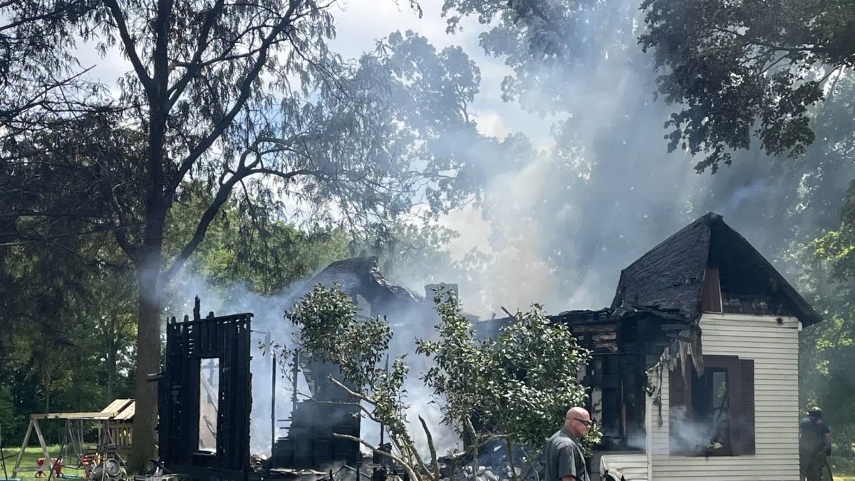 House in 21200 Block of Denmark Destroyed by Fire, No Casualties/Injuries, Multiple Departments Respond