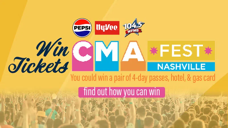 Feature: https://neuhoffmediaspringfield.com/2024/04/05/1win-a-trip-for-2-to-the-cma-fest-wfmb/