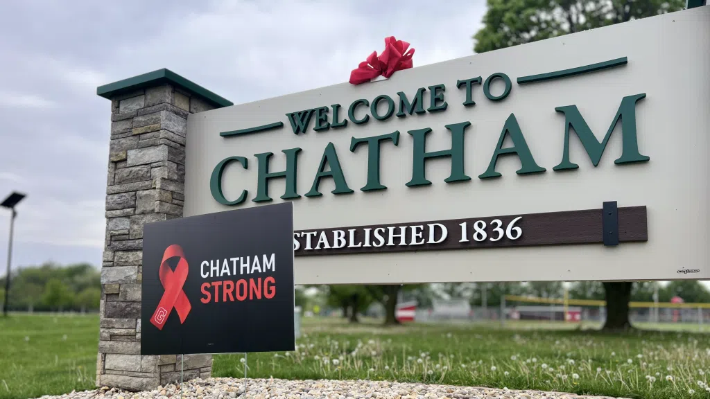 Chatham sign with Chatham Strong