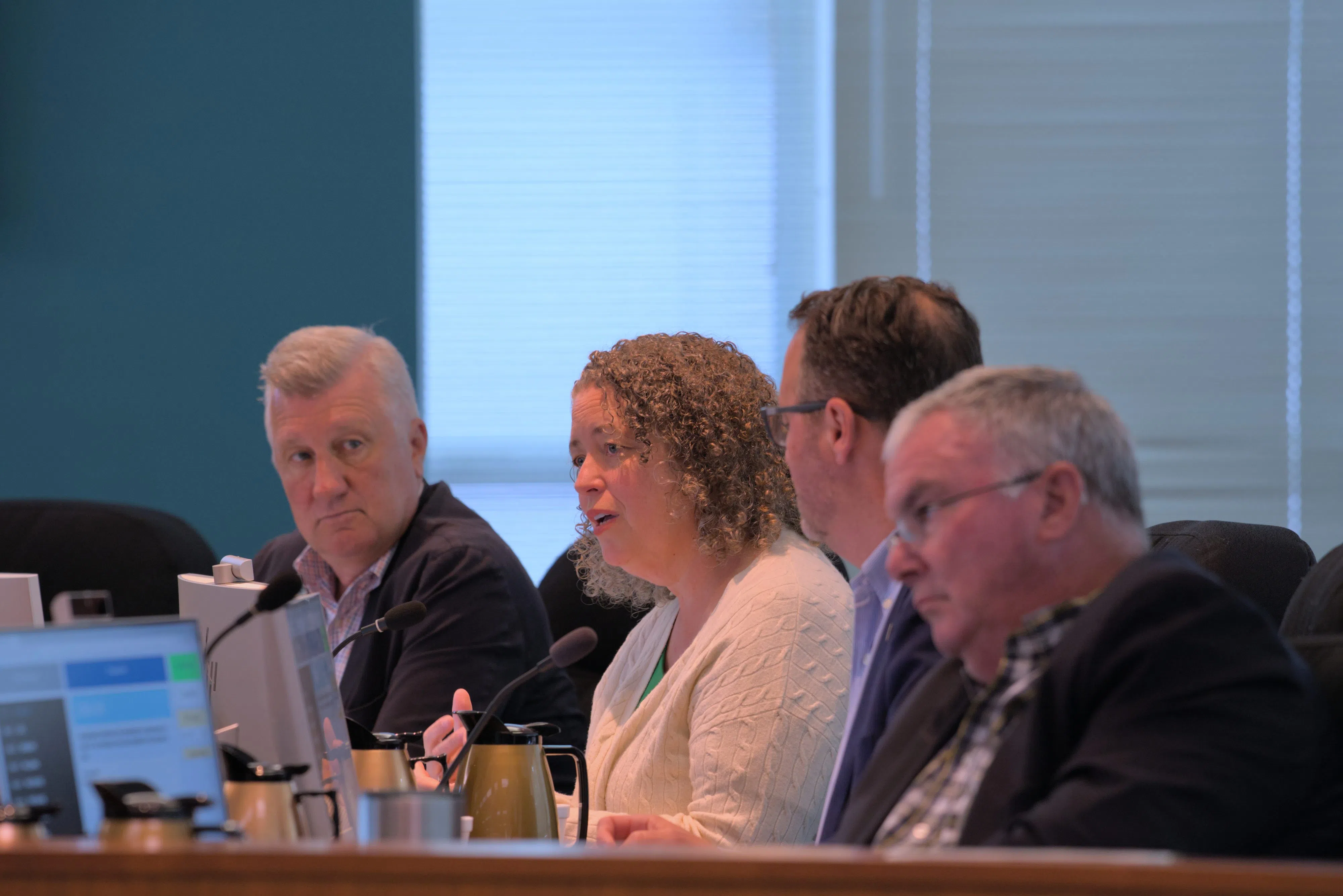 Alderwoman Erin Conley speaks, Springfield City Council, May 13, 2025 (Photo cred. Stan Anders, WMAY)