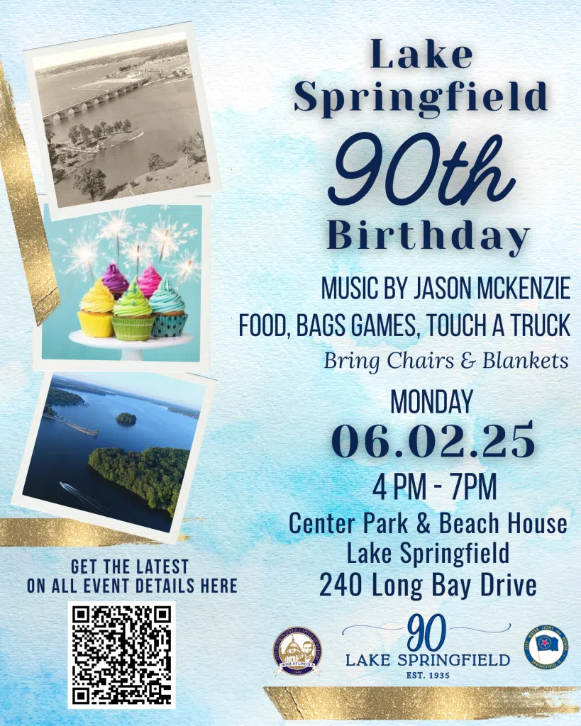 90th anniversary party Lake Springfield
