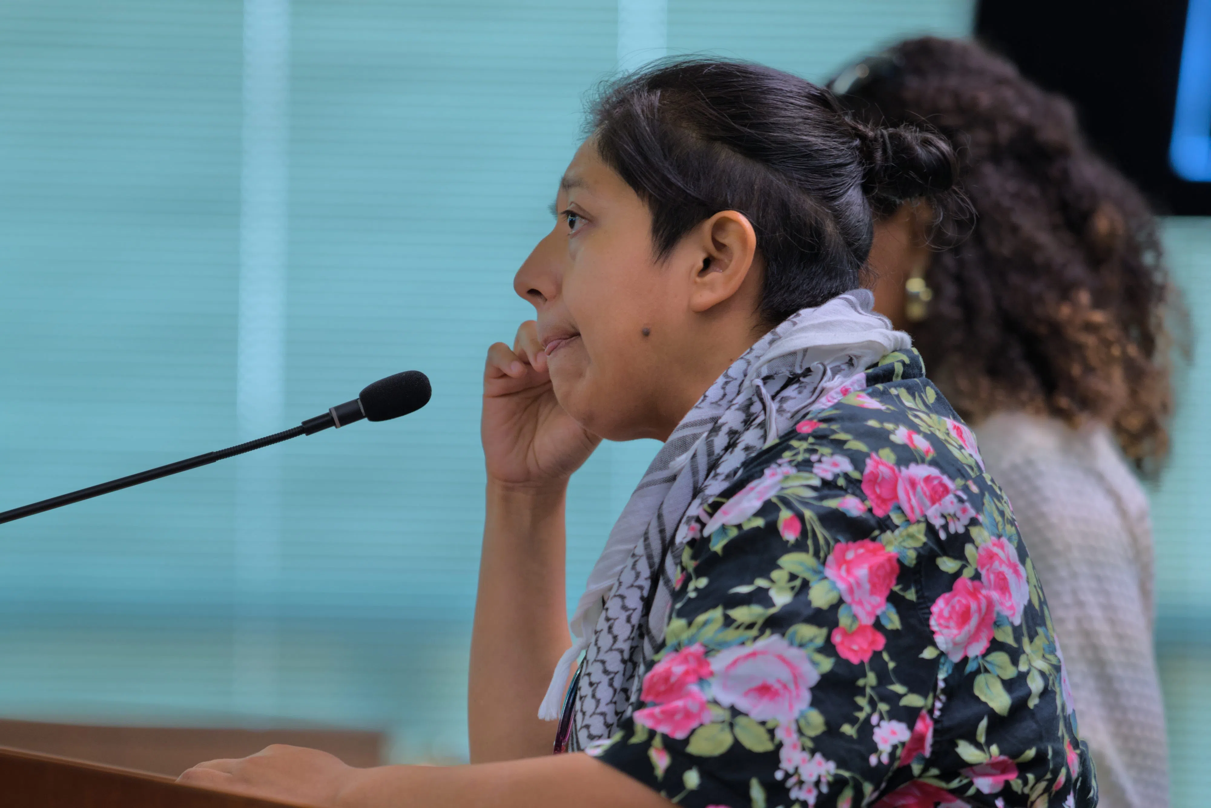 Maribel Cruz Hine (WMAY News, photo cred. Stan Anders)