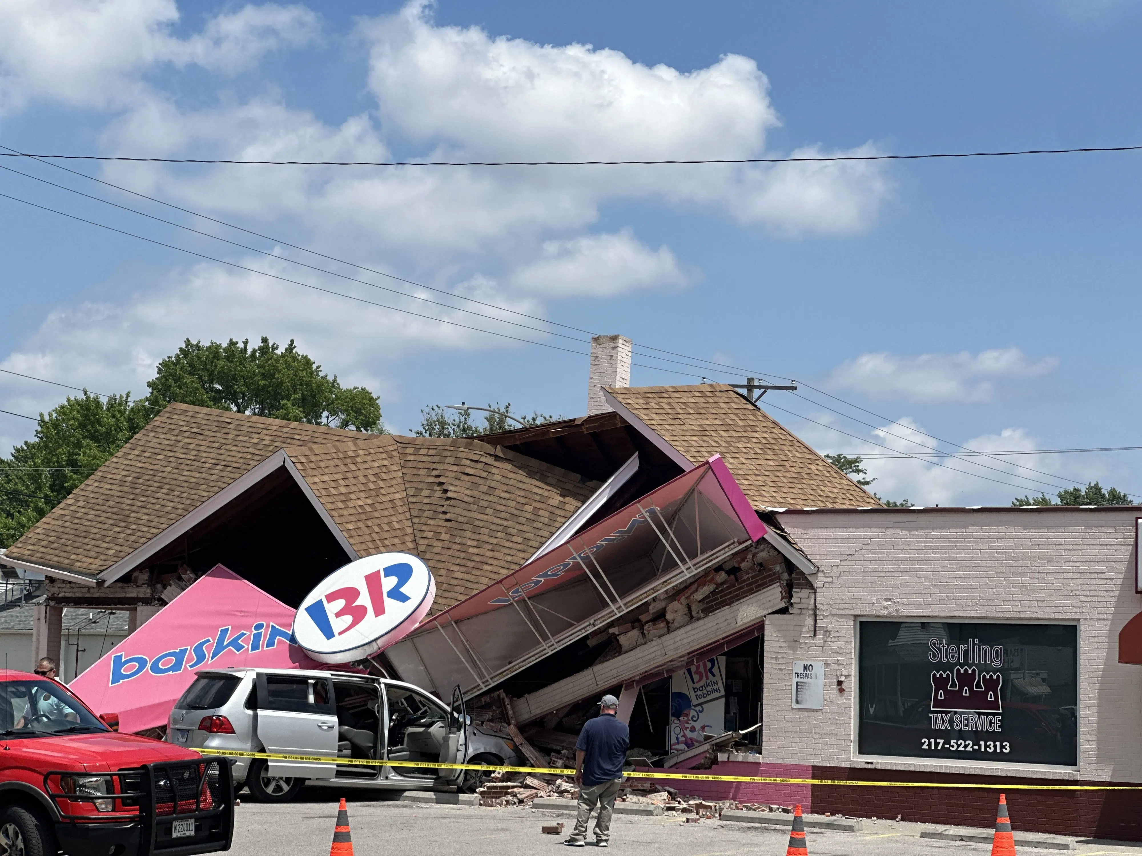 Baskin-Robbins roof collapse